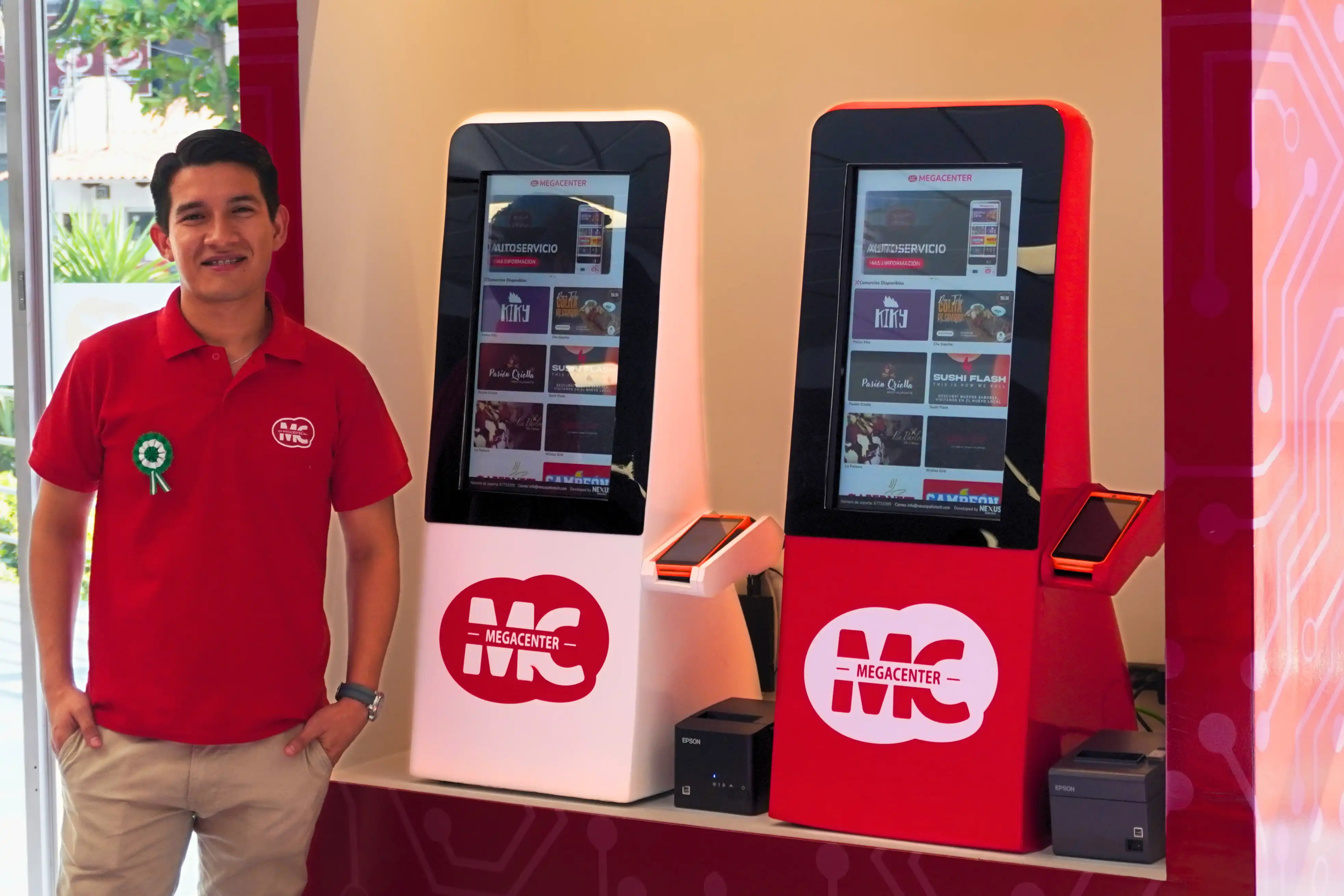 Kiosko Nexa Touch en patios de comida (Megacenter)