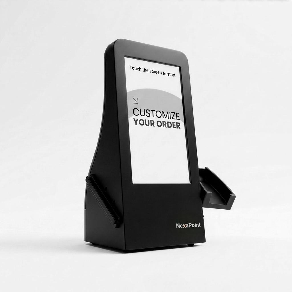 Kiosko de autoservicio NEXAPOINT — vista frontal